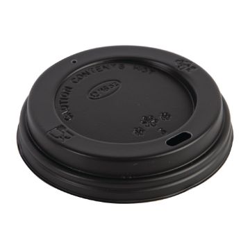 Show details for Fiesta Recyclable Coffee Cup Lids Black 340ml / 12oz and 455ml / 16oz (50 Pack) - CW717 Picture of Fiesta Recyclable Coffee Cup Lids Black 340ml / 12oz and 455ml / 16oz (50 Pack) - CW717