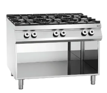 Show details for Bartscher Gas stove, 6 burners, OBU Freestanding - 2951121 Picture of Bartscher Gas stove, 6 burners, OBU Freestanding - 2951121