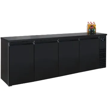 Show details for CombiSteel Backbar Counter 4 Black Doors - 7489.5280 Picture of CombiSteel Backbar Counter 4 Black Doors - 7489.5280