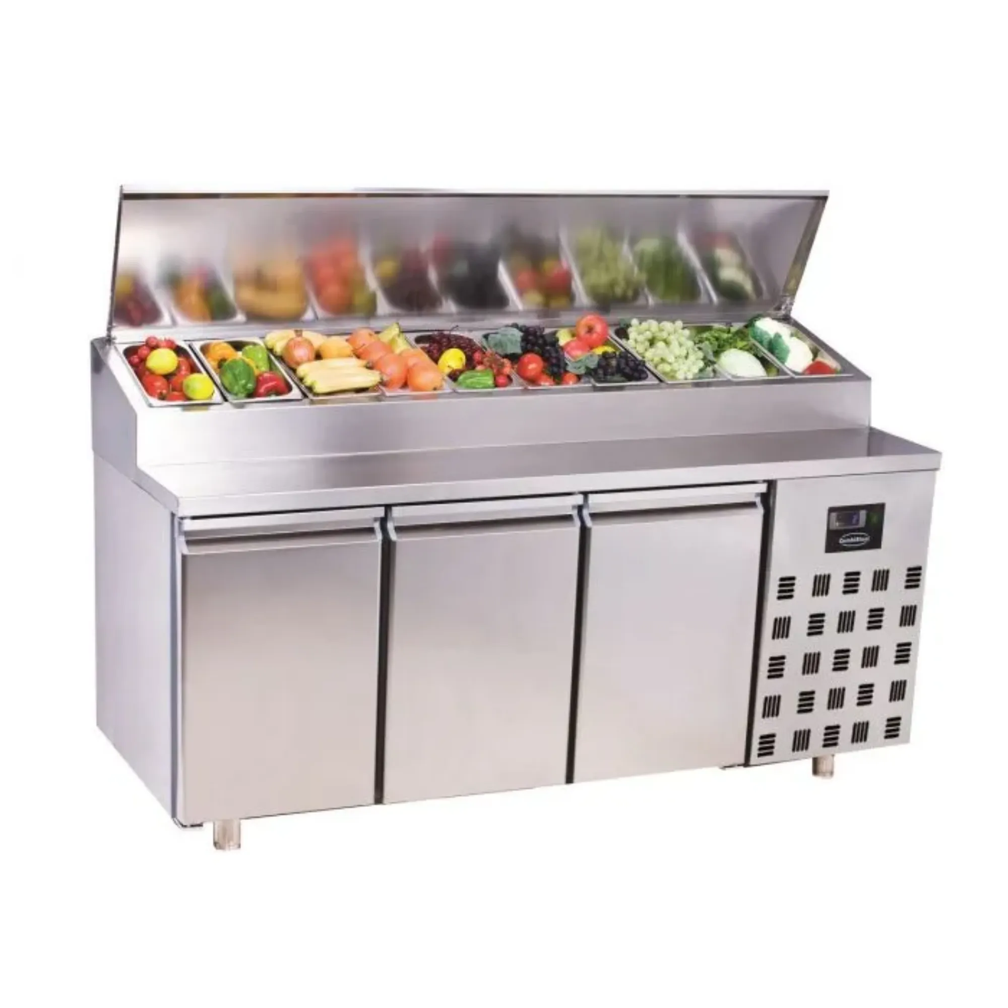 Picture of CombiSteel Saladette 3 Door 10 x 1/3 GN - 7489.5145