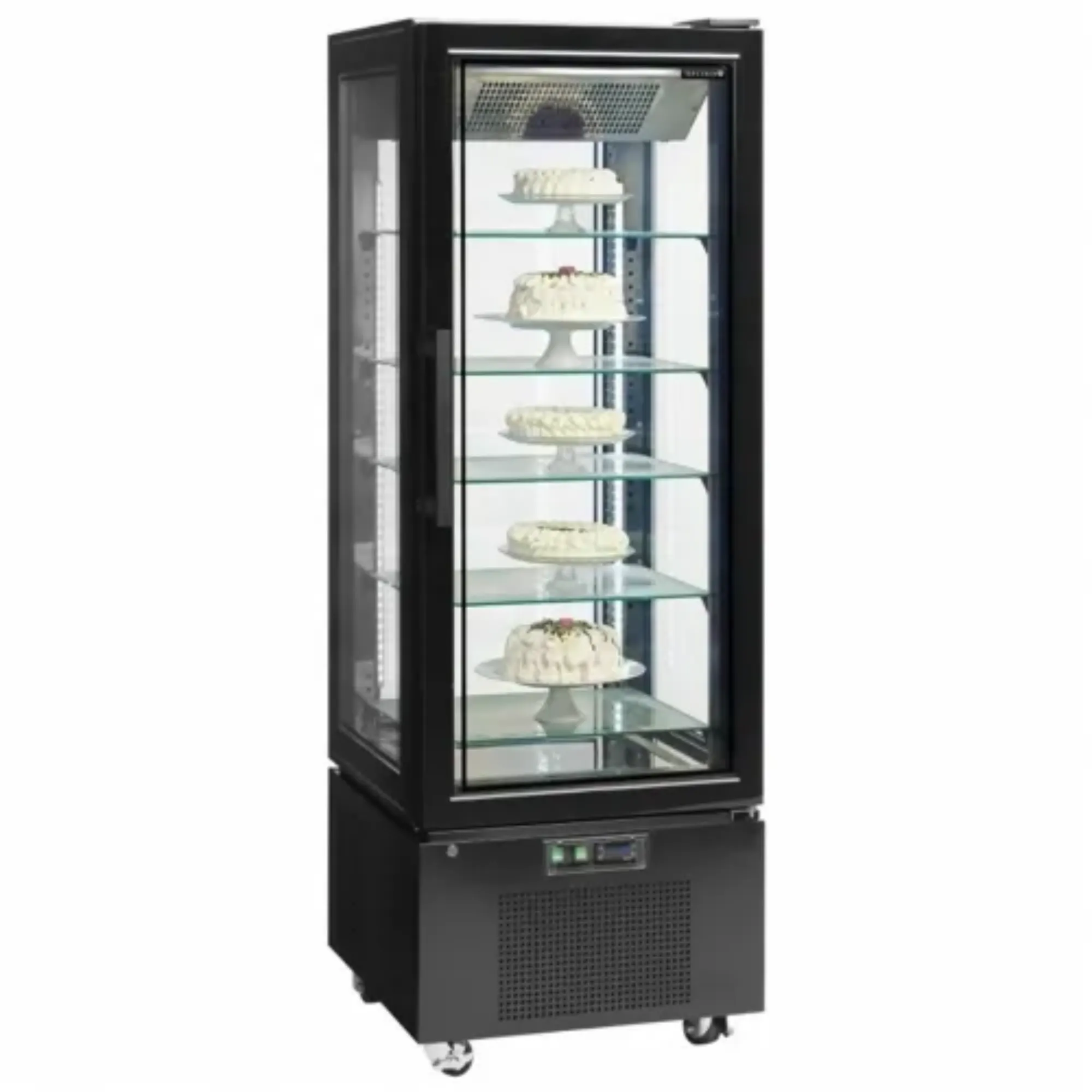 Picture of Tefcold UPD400 Black Upright Frozen Display - UPD400F
