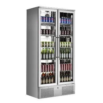 Show details for CombiSteel Backbar Double Stainless Steel Glass Door Upright 458 Litre Beer Cooler - 7455.1360 Picture of CombiSteel Backbar Double Stainless Steel Glass Door Upright 458 Litre Beer Cooler - 7455.1360