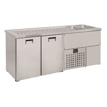 Show details for CombiSteel Beer Counter 2 Doors 2 Sinks Right Motor - 7489.5320 Picture of CombiSteel Beer Counter 2 Doors 2 Sinks Right Motor - 7489.5320