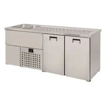 Show details for CombiSteel Beer Counter 2 Doors 2 Sinks Left Motor - 7489.5325 Picture of CombiSteel Beer Counter 2 Doors 2 Sinks Left Motor - 7489.5325