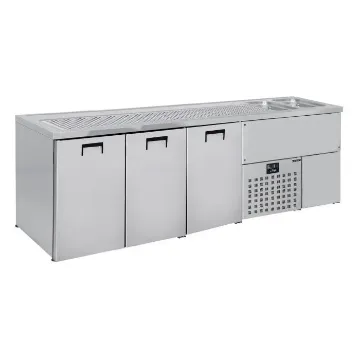 Show details for CombiSteel Beer Counter 3 Doors 2 Sinks Right Motor - 7489.5340 Picture of CombiSteel Beer Counter 3 Doors 2 Sinks Right Motor - 7489.5340