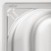 Picture of Vogue Heavy Duty Stainless Steel 1/1 Gastronorm Tray 200mm - DW436
