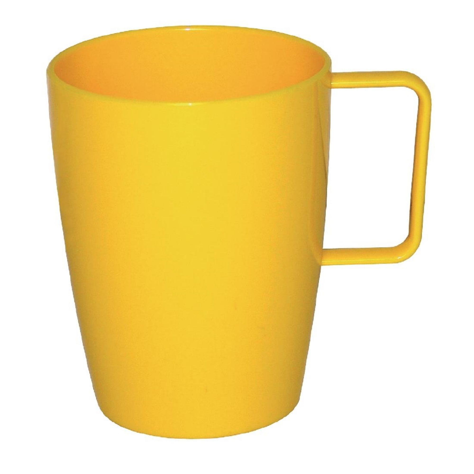 Picture of Olympia Kristallon Polypropylene Handled Beakers Yellow 348.7ml (12 pack) - CE286