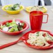Picture of Olympia Kristallon Polycarbonate Bowls Red 172mm (Pack of 12) - CB774