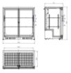 Picture of CombiSteel Backbar Cooler 2 Sliding Glass Door Black - 7527.0045