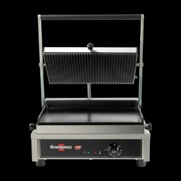 Show details for KRAMPOUZ GECID4BO - Multi Contact Grill Medium - Ribbed plate top and smooth plate bottom - GECID4BO Picture of KRAMPOUZ GECID4BO - Multi Contact Grill Medium - Ribbed plate top and smooth plate bottom - GECID4BO