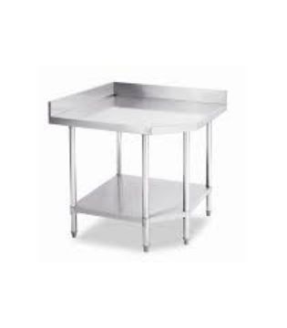 Show details for Atlas Corner Stainless Steel Table - COT9090 Picture of Atlas Corner Stainless Steel Table - COT9090