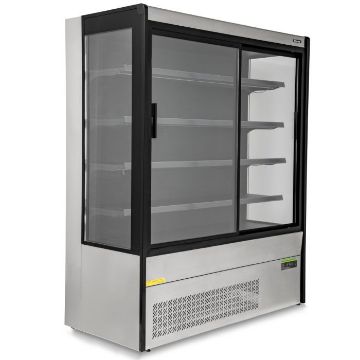 Show details for Blizzard BTD200SS-GD Stainless Steel Tiered Display With Sliding Glass Doors - BTD200SS-GD Picture of Blizzard BTD200SS-GD Stainless Steel Tiered Display With Sliding Glass Doors - BTD200SS-GD
