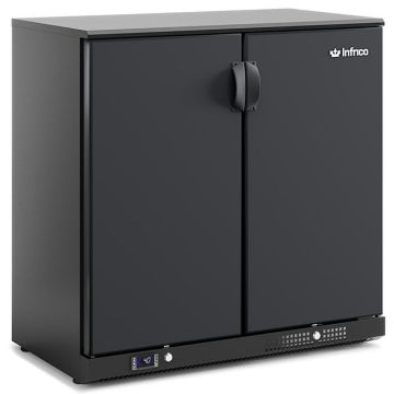 Show details for Infrico Double Solid Door Bottle Cooler (218 Bottles) - ERV25PP Picture of Infrico Double Solid Door Bottle Cooler (218 Bottles) - ERV25PP