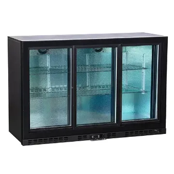 Show details for Koldbox Triple Sliding Door Back Bar Cooler - KBC3SL Picture of Koldbox Triple Sliding Door Back Bar Cooler - KBC3SL