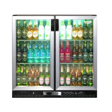 Show details for Infrico Double Door Bottle Cooler (218 Bottles) - ZXS2 Picture of Infrico Double Door Bottle Cooler (218 Bottles) - ZXS2