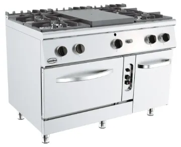 Show details for CombiSteel Base 700 Solid Top Range 4 Burners Gas Oven - 7178.0590 Picture of CombiSteel Base 700 Solid Top Range 4 Burners Gas Oven - 7178.0590