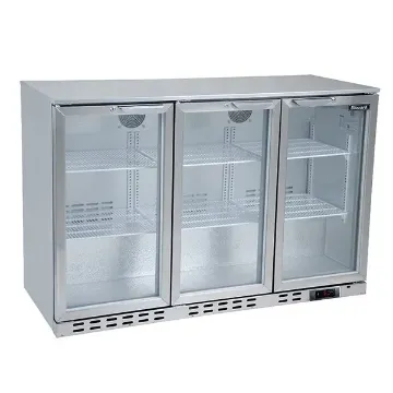Show details for Blizzard Triple Door SS Bar Bottle Cooler (293 BTL) - BAR3SS Picture of Blizzard Triple Door SS Bar Bottle Cooler (293 BTL) - BAR3SS