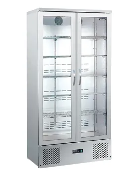 Show details for Blizzard Upright Double Door Stainless Steel Beer Fridge Bottle Cooler (492 BTL) - BAR20SS Picture of Blizzard Upright Double Door Stainless Steel Beer Fridge Bottle Cooler (492 BTL) - BAR20SS
