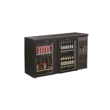 Show details for CombiSteel Backbar Cooler Black 2 Glass Doors Side Motor - 7450.0335 Picture of CombiSteel Backbar Cooler Black 2 Glass Doors Side Motor - 7450.0335