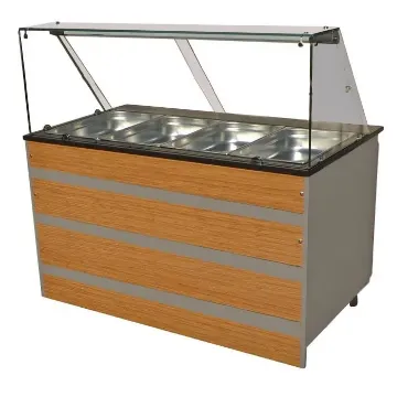 Show details for CombiSteel Hot Buffet GN 4/1 with Glass Cover - 7077.0120 Picture of CombiSteel Hot Buffet GN 4/1 with Glass Cover - 7077.0120
