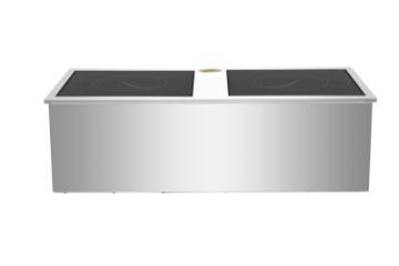 Show details for Chefsrange GXDIIH2S-3 - Drop In Twin Induction Hob - 2 X 3Kw Power (Steel Suround) - GXDIIH2S-3 Picture of Chefsrange GXDIIH2S-3 - Drop In Twin Induction Hob - 2 X 3Kw Power (Steel Suround) - GXDIIH2S-3