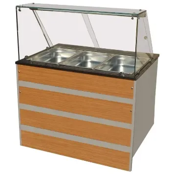 Show details for CombiSteel Hot Buffet GN 3/1 with Glass Cover - 7077.0115 Picture of CombiSteel Hot Buffet GN 3/1 with Glass Cover - 7077.0115
