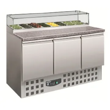 Show details for CombiSteel Pizza Preparation Counters 3 Door wth 3 Topping Unit - 7450.0220 Picture of CombiSteel Pizza Preparation Counters 3 Door wth 3 Topping Unit - 7450.0220