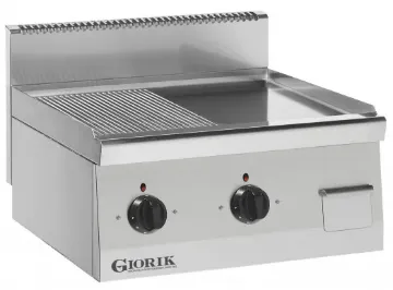 Show details for Giorik Snack 60 LGE6921X Slimline Electric Griddle - 1/2 Ribbed 1/2 Smooth - LGE6921X Picture of Giorik Snack 60 LGE6921X Slimline Electric Griddle - 1/2 Ribbed 1/2 Smooth - LGE6921X