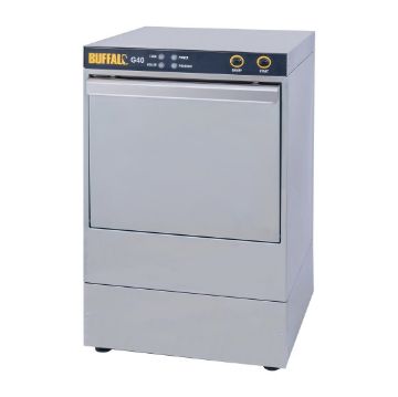 Show details for Buffalo Undercounter Glasswasher with Drain Pump 400x400mm Baskets - DW467 Picture of Buffalo Undercounter Glasswasher with Drain Pump 400x400mm Baskets - DW467