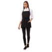 Picture of Chef Works Three Pocket Bib Apron Black - B691