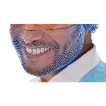 Show details for Lion Haircare Beard Snoods Light Blue (50 pack) - B470 Picture of Lion Haircare Beard Snoods Light Blue (50 pack) - B470