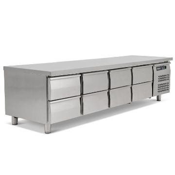 Show details for BLIZZARD 8 Drawer Low Height 650mm Snack Counter 420L - SNC4-DRW Picture of BLIZZARD 8 Drawer Low Height 650mm Snack Counter 420L - SNC4-DRW
