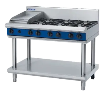 Show details for Blue G518C-LS - 1200mm Gas Cooktop Leg Stand 6 x 7kW - G518CLS Picture of Blue G518C-LS - 1200mm Gas Cooktop Leg Stand 6 x 7kW - G518CLS