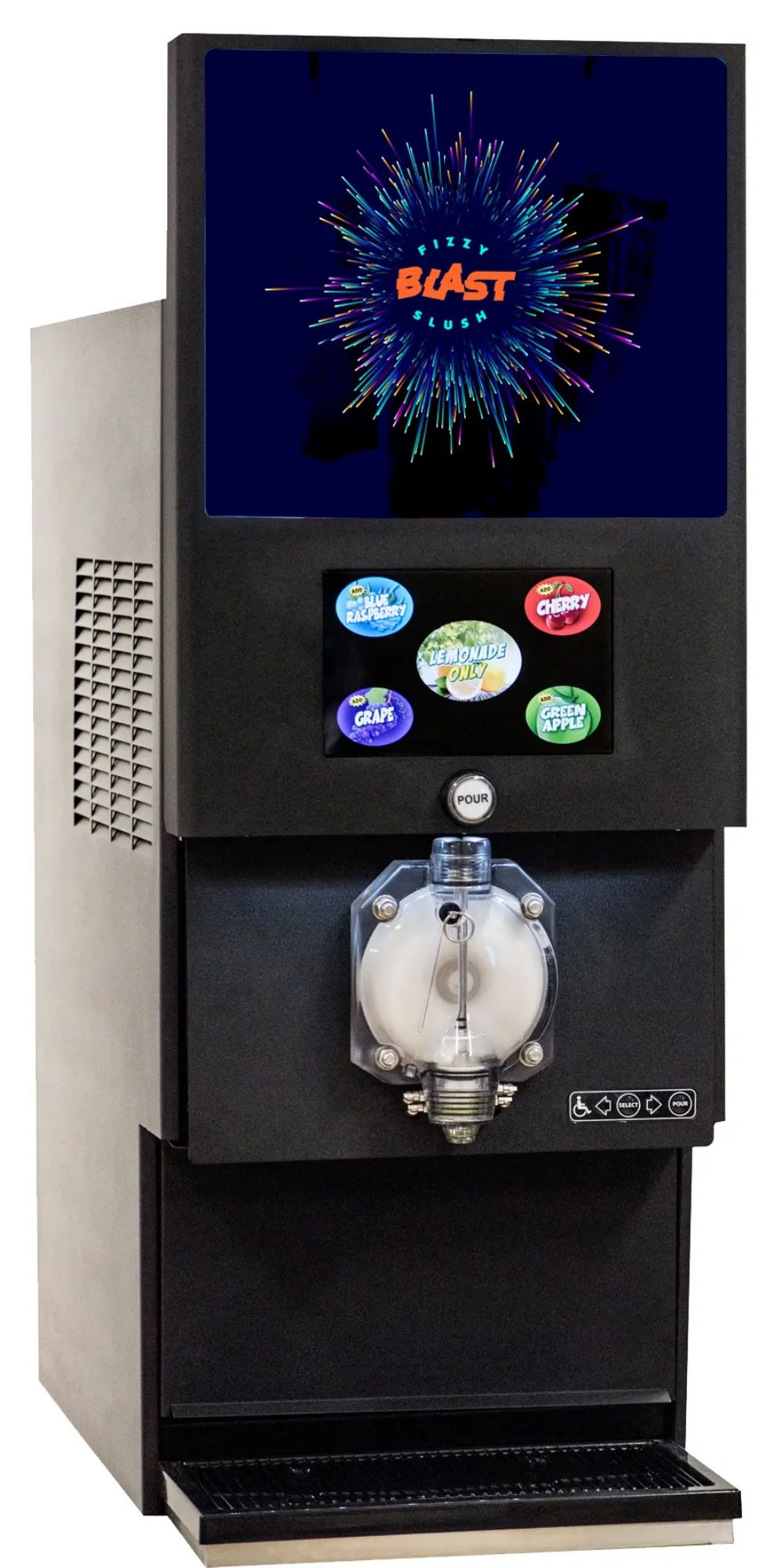Picture of Blue T384-1M - Multi Flavour Fizzy Slush Machine - T3841M