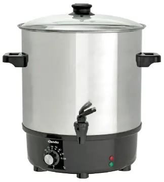 Show details for Bartscher Mulled wine pot, bl.w. canner25L,SS - A200052 Picture of Bartscher Mulled wine pot, bl.w. canner25L,SS - A200052