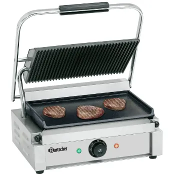 Show details for Bartscher Contact grill Panini 1GR - A150676 Picture of Bartscher Contact grill Panini 1GR - A150676