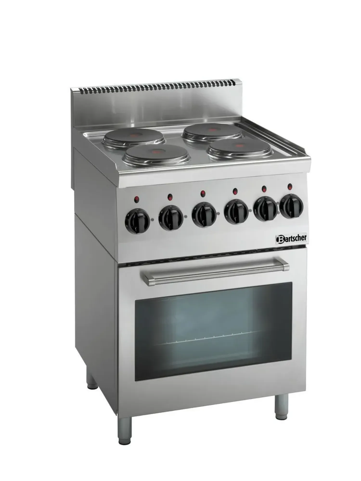 Picture of Bartscher Electric stove 600, W600, 4PL, elO Freestanding - 131764
