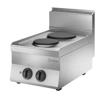 Show details for Bartscher Electric stove 650, W400, 2PL, TU Countertop - 115005 Picture of Bartscher Electric stove 650, W400, 2PL, TU Countertop - 115005
