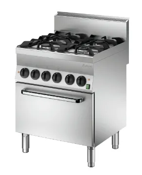 Show details for Bartscher Gas stove 650, W700, 4BR, elO Freestanding - 1151143 Picture of Bartscher Gas stove 650, W700, 4BR, elO Freestanding - 1151143
