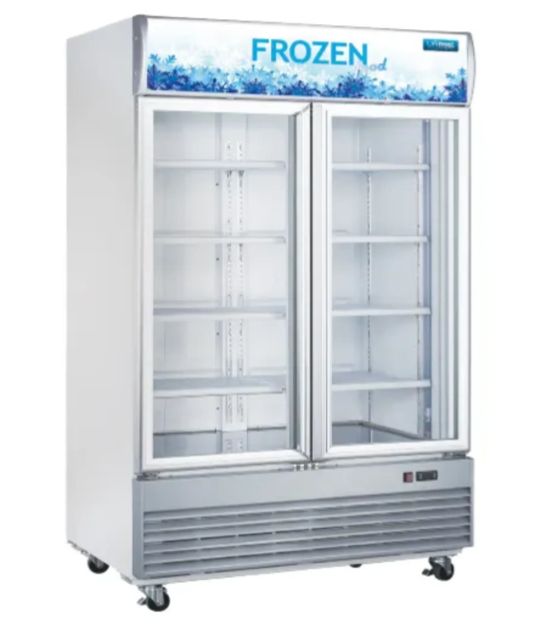 Picture of BLIZZARD Double Hinged Glass Door Freezer Display Merchandiser - GDF1200