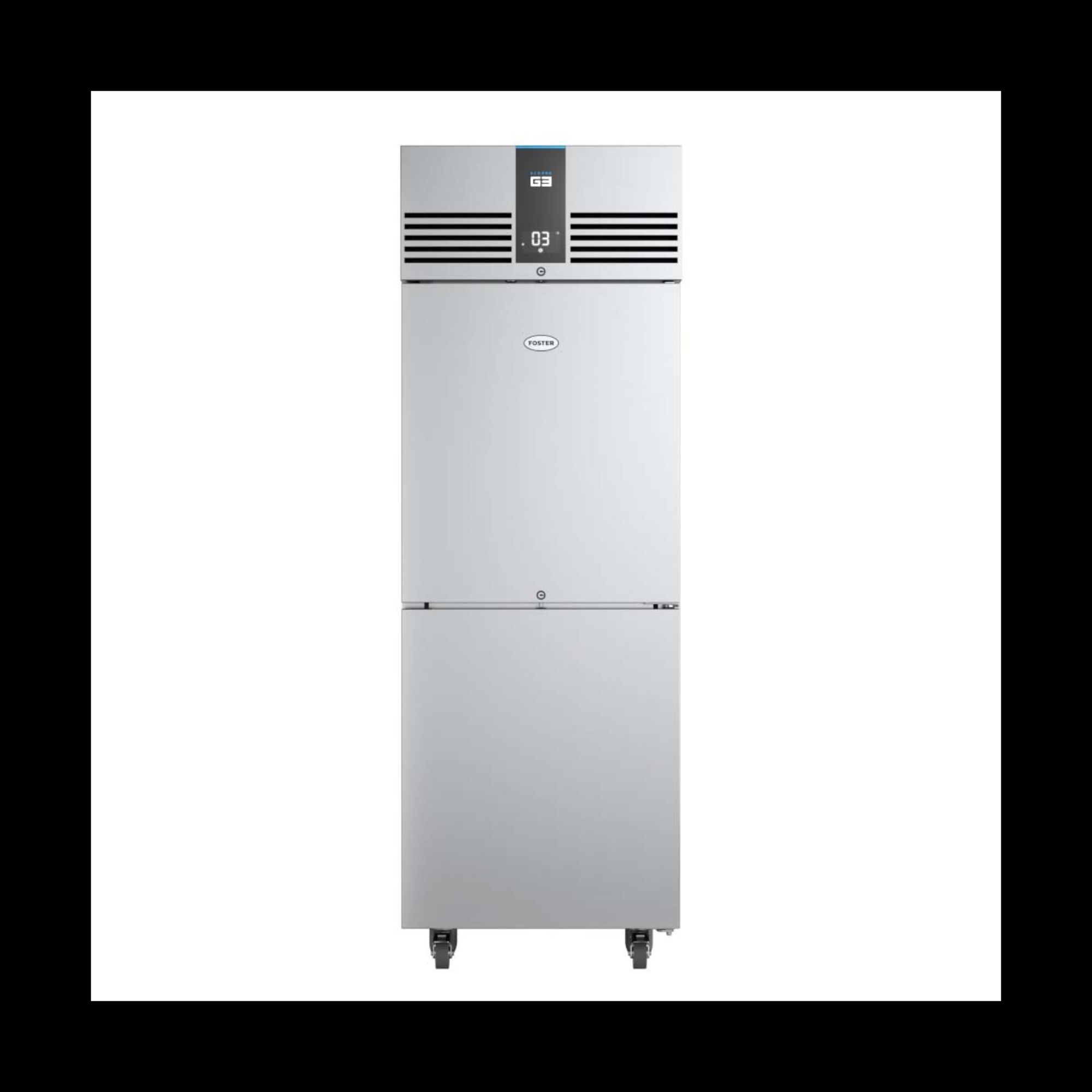 Picture of Foster EP700H2/41-143 Upright Half Door Refrigerated Cabinet - Stainless Steel Int/Ext - EP700H241143