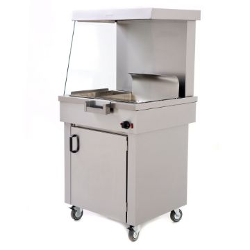 Show details for Archway Freestanding Chip Scuttle - Large w/Cabinet - CS2/E Picture of Archway Freestanding Chip Scuttle - Large w/Cabinet - CS2/E