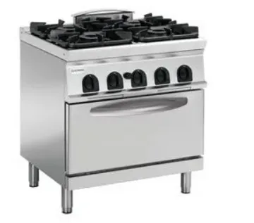 Show details for Tecnoinox PFG8V9 Heavy Duty 4 Burner Range With Electric Fan Oven - PFG8V9 Picture of Tecnoinox PFG8V9 Heavy Duty 4 Burner Range With Electric Fan Oven - PFG8V9