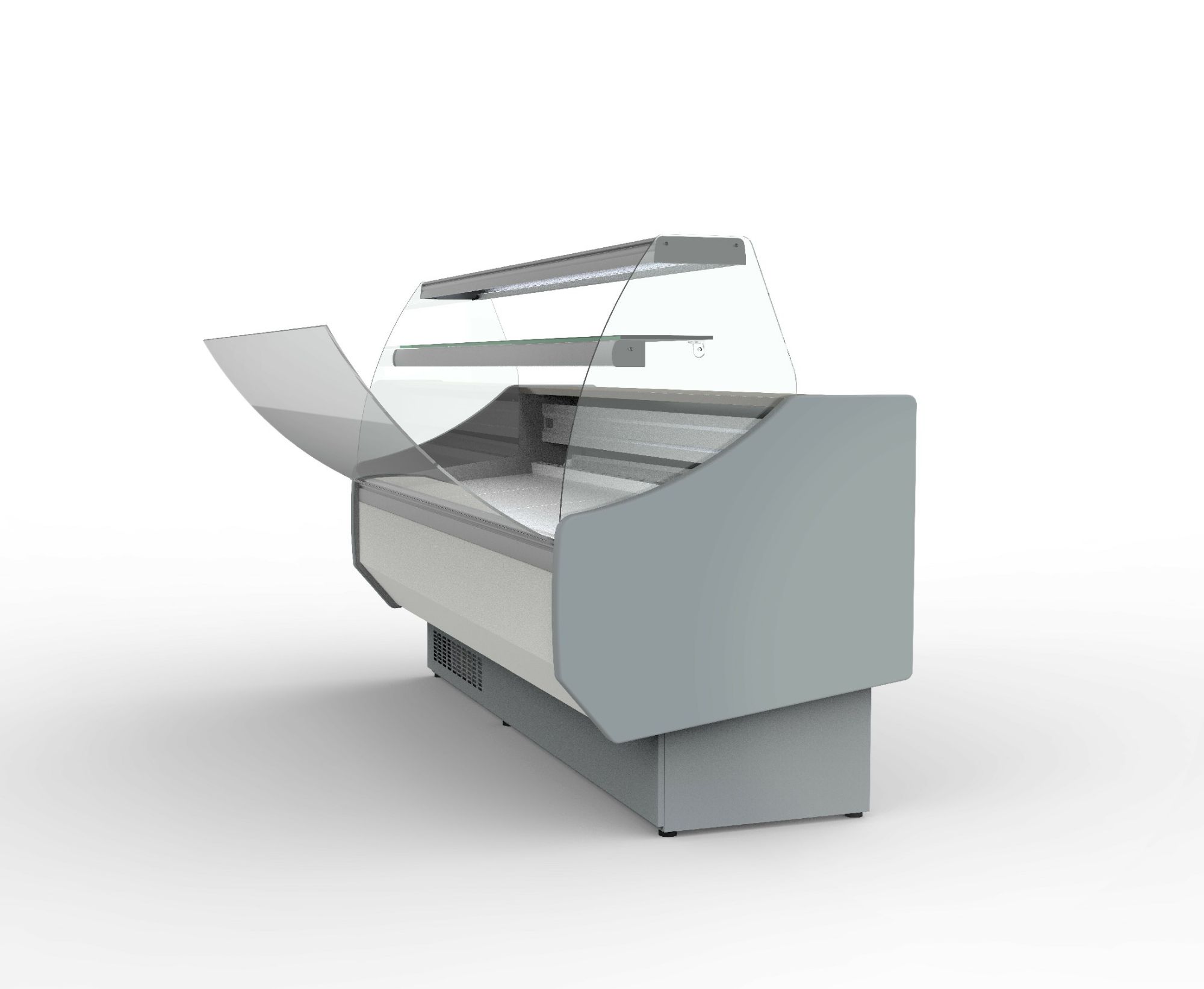 Picture of Coreco CVED-8-30-C Curved Glass Serveover, 2995mm - CVED-8-30-C
