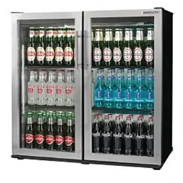 Show details for Autonumis RQC00002 Maxi Double with Stainless Steel/Glass Hinged Doors Bottle Cooler 252 Litres - RQC00002 Picture of Autonumis RQC00002 Maxi Double with Stainless Steel/Glass Hinged Doors Bottle Cooler 252 Litres - RQC00002