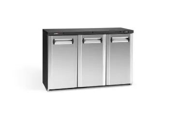 Show details for Gamko Maxiglass MG3/315CS Hinged Triple Door Undercounter Stainless Steel Front Bottle Cooler 315 Litres - MG3-315CS Picture of Gamko Maxiglass MG3/315CS Hinged Triple Door Undercounter Stainless Steel Front Bottle Cooler 315 Litres - MG3-315CS