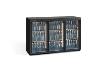 Show details for Gamko Maxiglass MG3/315SD Sliding Triple Glass Door Undercounter Bottle Cooler 315 Litres - MG3-315SD Picture of Gamko Maxiglass MG3/315SD Sliding Triple Glass Door Undercounter Bottle Cooler 315 Litres - MG3-315SD