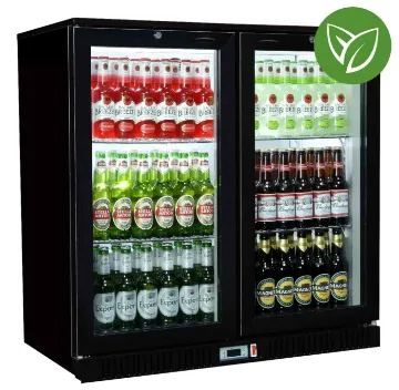 Show details for Sterling Pro Green SP2HC-BS Black Sliding Double Door Bottle Cooler 192 Ltrs / 180 Bottles - SP2HC-BS Picture of Sterling Pro Green SP2HC-BS Black Sliding Double Door Bottle Cooler 192 Ltrs / 180 Bottles - SP2HC-BS