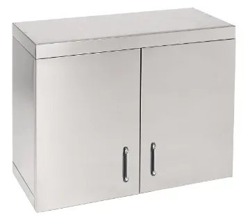 Show details for Parry WCH750 - Stainless Steel Hinged Double Door Wall Cupboard - WCH750 Picture of Parry WCH750 - Stainless Steel Hinged Double Door Wall Cupboard - WCH750