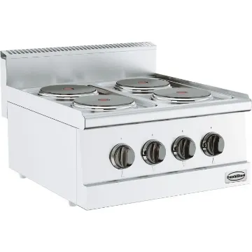 Show details for CombiSteel Base 600 Electric Range 4 Plates Boiling Hob - 7178.0020 Picture of CombiSteel Base 600 Electric Range 4 Plates Boiling Hob - 7178.0020